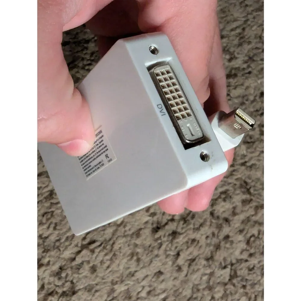 Gigaware Mini DisplayPort to HDMI DVI DisplayPort Adapter 3-in-1 Hub 2602906